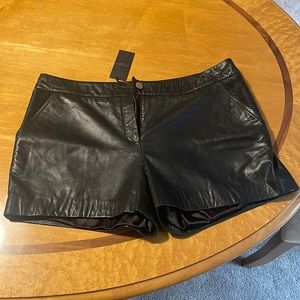 NWT Size 5 Ted Baker leather shorts